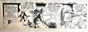 Mark Trail Original Comic Strip Kunst von Ed Dodd 1979 Bergsteigen SIGNIERT - Bild 1 von 1