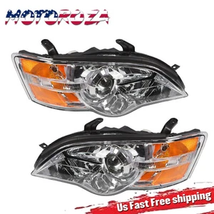 Halogen Headlight Set Left and Right Side For 2005-2007 Subaru Legacy Outback - Picture 1 of 10
