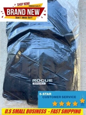 Genuine OEM NEW 2017-2022 Nissan Rogue Sport T99E2-6MA0B Carpeted Floor Mats Set - Image 1 of 4