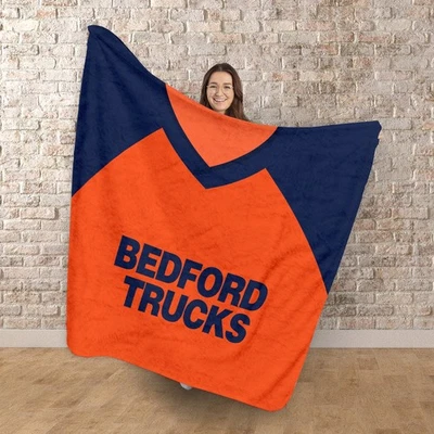 Luton - 1983 Away Football Shirt - Personalised Large Fleece Blanket 150x150cm - Image 1 of 4