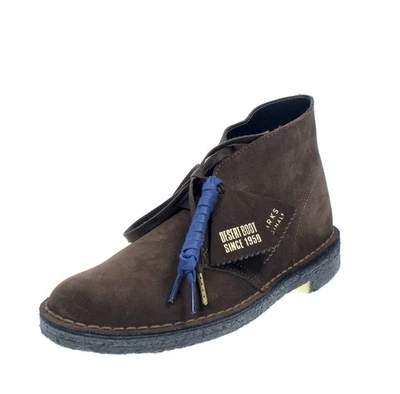 Clarks Desert Boot - Polacchini In Suede Marrone - Uomo Scarpe Polacchini - Imagen 1 de 3