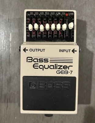 Used Boss GEB-7 Bass Equalizer Pedal - Image 1 of 4