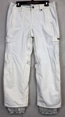 Pantalones Burton para mujer esquí nieve snowboard talla M blancos piernas ventiladas bolsillo de carga Foto 1 de 4