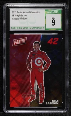 2017 Panini National Convention Galactic Windows /5 Kyle Larson #R10 CSG 9 Mint - Image 1 of 2