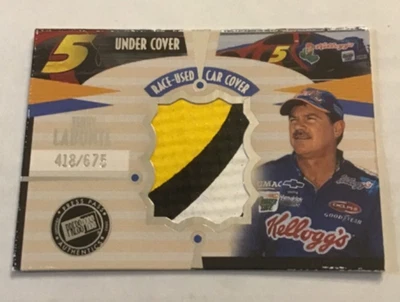 2002 Press Pass Eclipse - Under Cover Race-Used Car Covers Terry Labonte #CD4  - Image 1 of 3