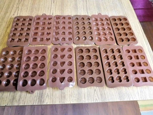 12 CANDY Molds for Chocolate, Food Grade Baking,Butter Molds~ FREE SHIPPING~ - Picture 1 of 5