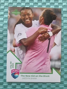 2022 NWSL Parkside Pronto Jaedyn Shaw The New Kid On The Block 1st Issue RC #60 - Picture 1 of 2