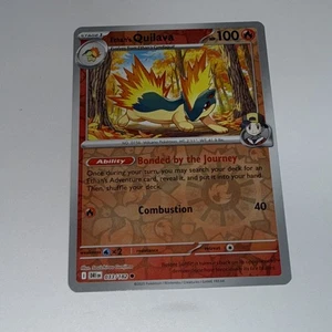 Pokemon: Ethan's Quilava 033/182 Sv10- (NM) - Picture 1 of 2