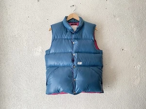 WTAPS blue DAZED & CONFUSED TAFFETA NYLON DOWN PUFFER VEST S/M Lima Packers - Picture 1 of 11
