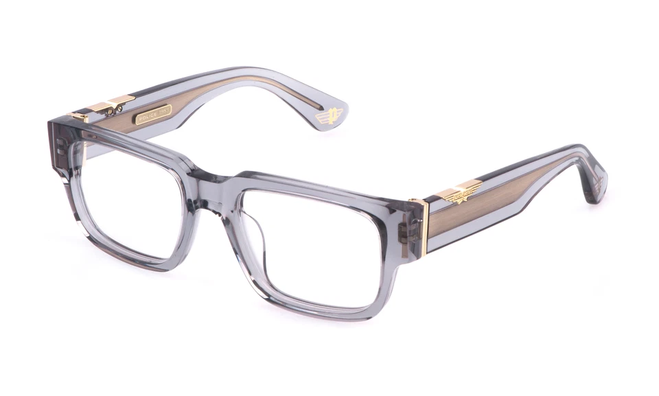Police VPLP11 04G0 GRIGIO TRASPARENTE 53/20/145 MAN Eyewear Frame - Изображение 1 из 1