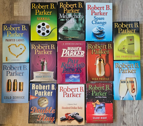 14 Robert B. Parker Novels. Suspense, Thriller, Spenser Series Book Lot ...