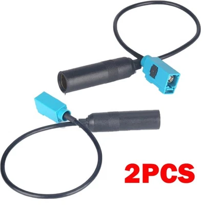 2Pcs For Fakra Female To For DIN Female Plug Car Radio Aerial Adapter Cable HOT - Image 1 of 4