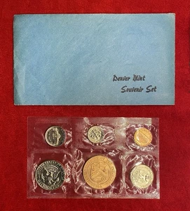 1983 *DENVER MINT SOUVENIR SET* US MINT UNCIRCULATED 5 MINT COINS+OGP+MEDALLION! - Picture 1 of 22