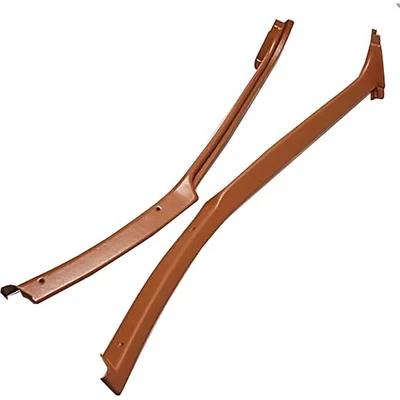 1978-80 Buick Regal; "B" Pillar Trim Molding; Pair; Caramel Gold - Image 1 of 2