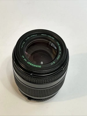 Quantaray NF AF 1:4~5.6 f=70~210mm Multi-Coated Lens - Japan Untested Parts - Image 1 of 4