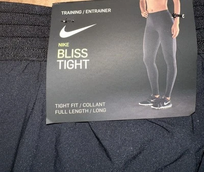 Medias de entrenamiento ajustadas Nike Bliss talla mediana longitud completa  Foto 1 de 4