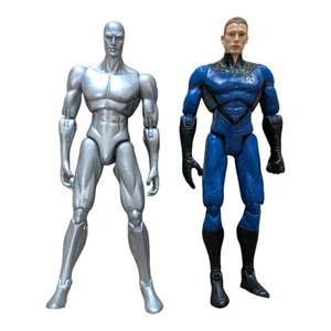 Marvel Silver Surfer Hasbro Figure 2007 Fantastic Four Bundle Human Torch - Picture 1 of 5