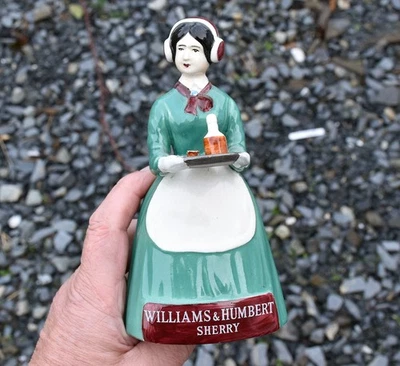 Vintage Williams Humbert China Sherry Advertising Pub Jug Bar Figure - Image 1 of 4