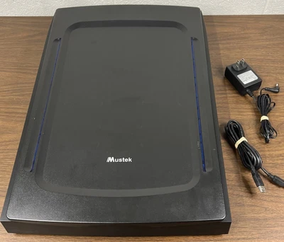 MUSTEK 2400 SE A3 USB Pro Large Format 12x17" Flatbed Scanner W/ Cords - Image 1 of 3