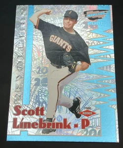 2000 Pacific Revolution - Scott Linebrink #130 Premiere Date /99 (RC) - Picture 1 of 2
