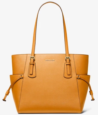 Michael Kors Voyager большая сумка с короткими ручками оранжевый кожаный ноутбук сумочка 35S5GV6T7L новый с Ярлыками - Изображение 1 из 4