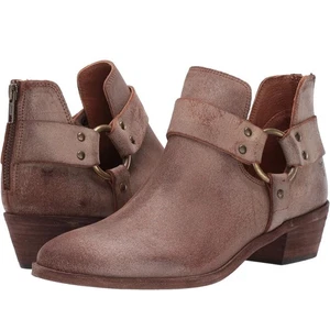 Frye Ray Harness Damen-Stiefelette mit Reißverschluss hinten (schokoladefarben) neu im Karton (Größe 10M) - Bild 1 von 3