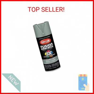 Pintura adhesiva en aerosol todo en uno Krylon Fusion para uso en interiores/exteriores, 12 oz, Pal Foto 1 de 2