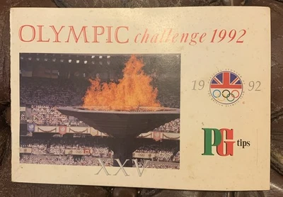 1992 PG Tips Olympic Challenge Tea Cards Collectible Album (Part Completed) - Image 1 of 4