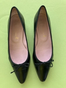 Ballerinas 38, Leder schwarz, Made in Spain, neuwertig - Bild 1 von 8
