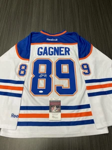 Sam Gagner Signed Custom Edmonton Oilers Jersey JSA COA - Picture 1 of 2