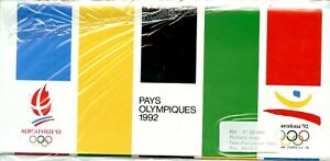 EMISSIONS COMMUNES FRANCE GRECE 1992 N° 8 ** JEUX OLYMPIQUES BARCELONE 1992