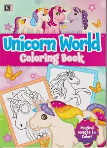 Unicorn World Coloring Book (Paperback: Juvenile Coloring Book, Ages 5-8) - Picture 1 of 2