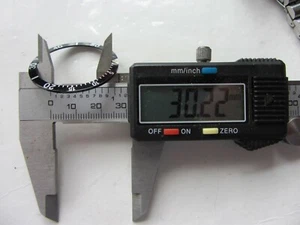 Black luminous pip bezel ring insert fits Citizen cal 8200 NY2300 Automatic 38mm - Picture 1 of 11