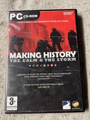 PC Game Making History. The Calm & The Storm. 2007 CD ROM War Game OOP - Image 1 of 2