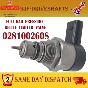 FUEL RAIL PRESSURE RELIEF LIMITER VALVE FOR AUDI A6 2.7 TDI QUATTRO 0281002608 - Picture 1 of 4