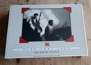 Play That Jazz 350 Piece Jigsaw Puzzle by Jumbo Black and White New Sealed  - Picture 1 of 2