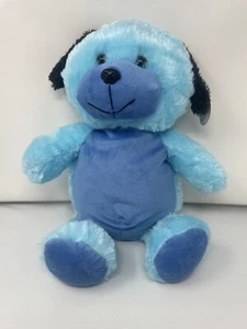 Caltoy Plush Blue Puppy Dog 16” 2018 With Tags Chubby Soft Stuffed Animal - Picture 1 of 8