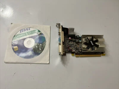 MSI AMD Radeon HD 6450 (R6450-MD1GD3/LP) 1GB / 1GB (max) DDR3 SDRAM PCI Express - Image 1 of 4