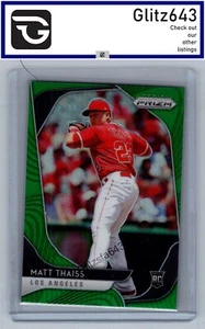 2020 Panini Prizm #68 Matt Thaiss Green Prizm - Picture 1 of 2
