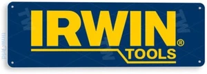 TIN SIGN Irwin Tools Metal Sign Auto Garage Shop Equipment Sign Decor B233 - Picture 1 of 3