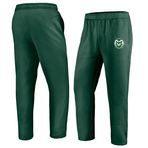 Men's Fanatics Branded Green Colorado State Rams School Logo Sweatpants Cover