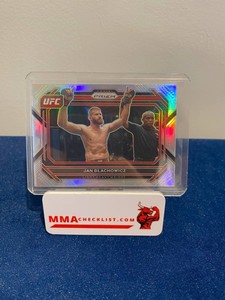 2023 Panini UFC Prizm Jan Blachowicz Silver Prizm #24 Light Heavyweight