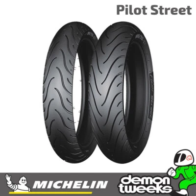 Michelin Pilot Street 90/90 18 (57P) TL / TT Motorcycle / Bike / MC Rear Tyre - Image 1 of 2
