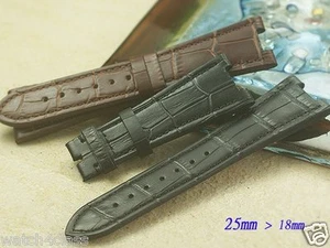 Genuine leather Band Strap bracelet (FITS) Patek Philippe Nautilus 25mm x18mm - Picture 1 of 3