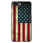 Hard Case Cover for iPhone / Samsung Galaxy Red White Blue USA Flag Old
