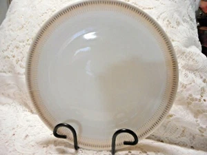  Lyngby Porcelaen Dinner Plate C '36 -" 69 White Gold Line  Original 8 avail - Picture 1 of 4