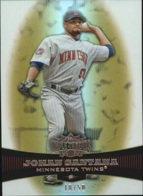 2006 Topps Triple Threads Gold #82 Johan Santana /50 - NM-MT - Image 1 of 2