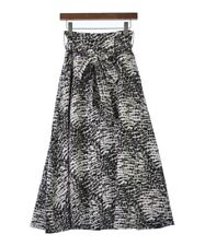FRAY I.D Long/Maxi Length Skirt WhitexBlack(Total pattern) 2200367399054