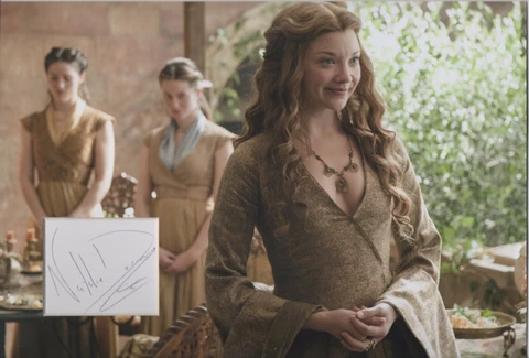 NATALIE DORMER Signed 12x8 Photo Display MARGAERY TYRELL In GAME OF THRONES COA Cover