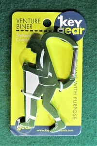 Stylized Aluminum Carabiner Venture Biner Mountain Hiker Ultimate Survival Gear - Imagen 1 de 1
